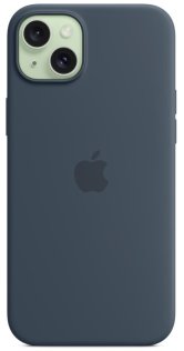 Чохол Apple for iPhone 15 Plus - Silicone Case with MagSafe Storm Blue (MT123)