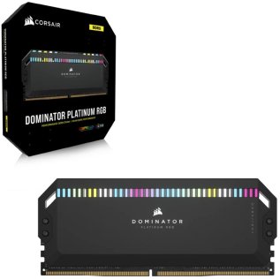 Оперативна пам’ять Corsair Dominator Platinum RGB Black DDR5 4x16GB (CMT64GX5M4B6200C32)
