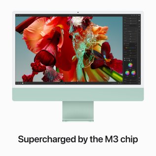 ПК моноблок Apple iMac 2023 24 Retina 4.5K M3 10GPU Green