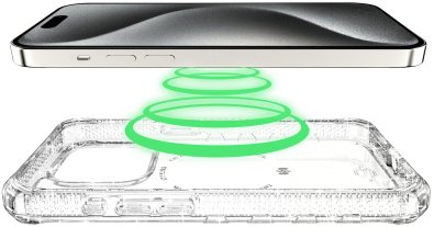 Чохол iTSkins for iPhone 15 Pro Max Supreme R Spark with MagSafe Transparent (AP5U-MGSPA-TRSP)
