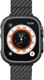 Ремінець Pitaka for Apple Watch Ultra 2/Ultra 49mm - Air Case Black/Grey Twill (KW3001A)