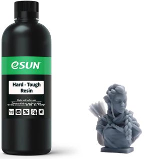 Фотополімерна смола eSUN Hard-Tough Resin 1kg Grey (HARDTOUGH-H1)