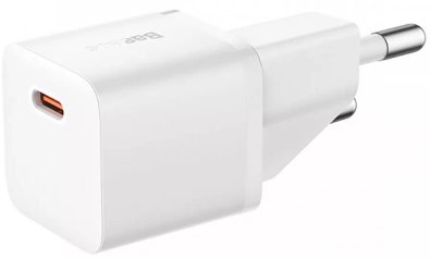 Зарядний пристрій Baseus GaN5S Fast Charger 1C 20W White (P10162503213-00)