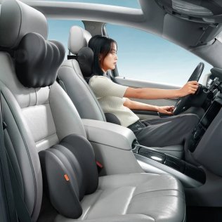 Подушка на підголовник Baseus ComfortRide Series Car Headrest Black (C20036400111-00)