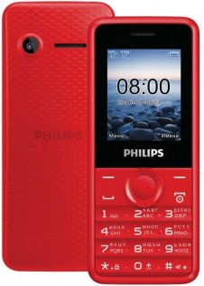 Мобільний телефон Philips E103 Xenium червоний