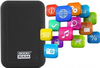Зовнішній жорсткий диск USB GOODRAM DataGO 320 ГБ чорний