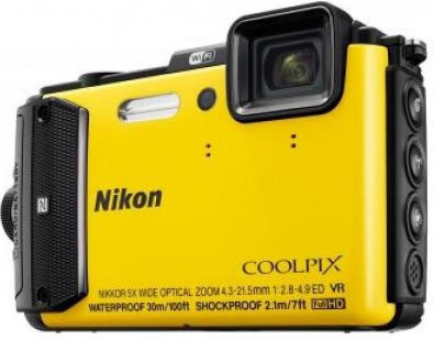 Цифрова фотокамера Nikon Coolpix AW130 жовта