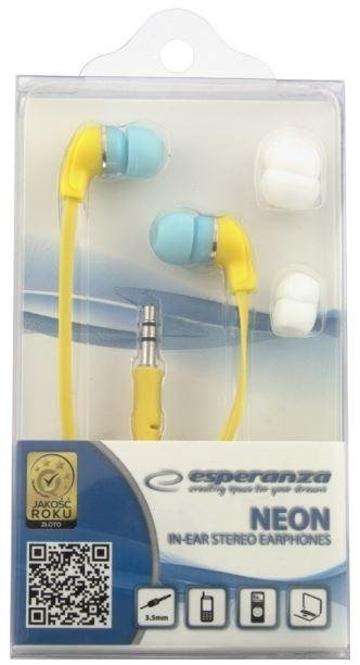 Навушники Esperanza EH147Y жовті