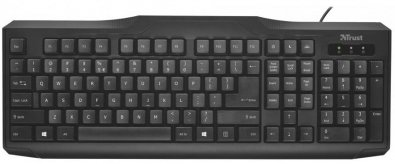 Клавіатура+миша, Trust Classicline Wired (UKR) USB Чорний 