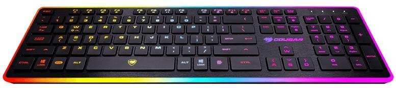 Клавіатура, Cougar Vantar, USB, Чорна з підсвіткою ( Gaming )