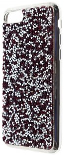  Чохол Rock for iPhone 7/8 - Crystal TPU Case Silver Red