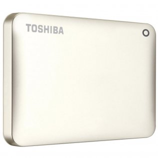 Зовнішній жорсткий диск Toshiba Canvio Connect II (HDTC810EC3AA) 1 ТБ золотий