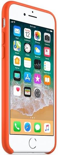 for iPhone 8 -  Silicone Case Spicy Orange