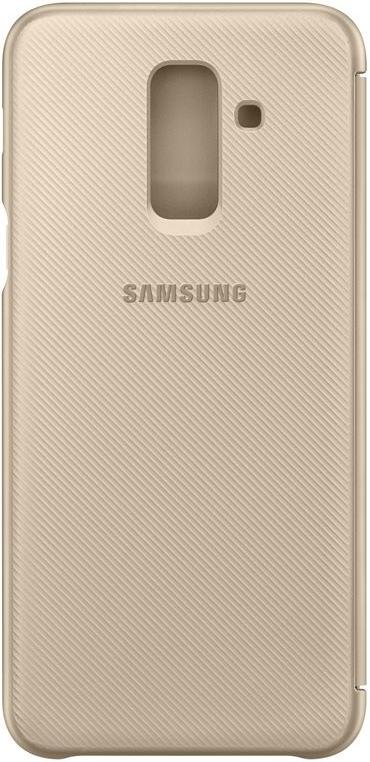 for Samsung A6 Plus 2018/A605 - Wallet Cover Gold