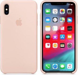 Чохол-накладка Apple для iPhone XS Max - Silicone Case Pink Sand