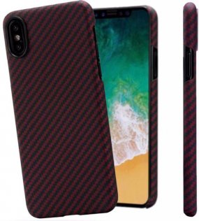 Чохол Pitaka for iPhone X/Xs Aramid Case Black/Red (KI8003X)