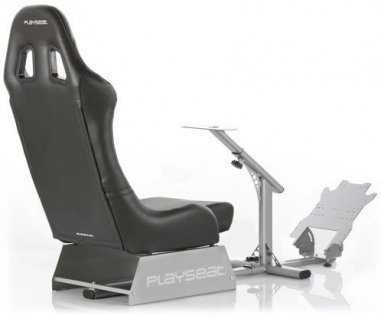 Крісло ігрове Playseat Evolution, з кріпленням для руля та педалей, Black