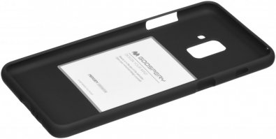Чохол Goospery for Samsung Galaxy A8 Plus A730 - SF Jelly Black 