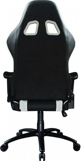 Крісло ігрове Hator Sport Essential, PU шкіра, Al основа, Black/White