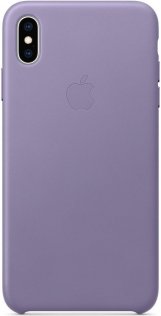 Чохол Apple for iPhone Xs Max - Leather Case Lilac (MVH02)