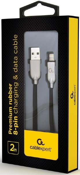 Кабель Cablexpert AM / Lightning 2m Black (CC-USB2R-AMLM-2M)