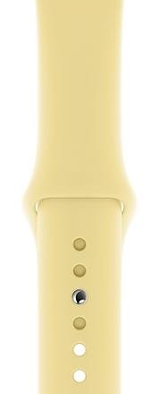 Ремінець Apple Sport Band для Apple Watch 44mm Lemon Cream - S/M & M/L