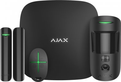 Комплект сигналізації Ajax StarterKit Cam Black (000016586)