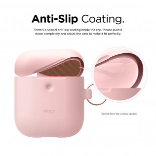 Чохол Elago for Airpods - A2 Hang Lovely Pink with Wireless Charging (EAP2SC-HANG-PK)
