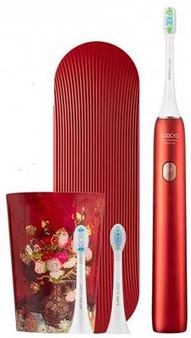 Електрична зубна щітка Soocas X3U Van Gogh Museum Design Sonic Electric Toothbrush Chesnut Red