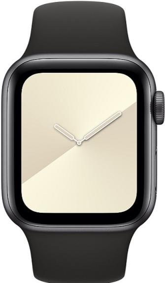 Ремінець HiC for Apple Watch 42mm - Silicone Case Black