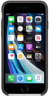 Чохол HiC for iPhone SE 2020 - Silicone Case Black (ASCSE20BLK)