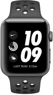 Смарт годинник Apple Watch Nike+ Series 3 GPS 38mm Space Grey Aluminium Case with Anthracite/Black Nike Sport Band (MTF12)