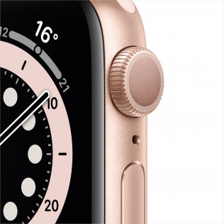 Смарт годинник Apple Watch Series 6 GPS 40mm Gold Aluminium with Pink Sand Sport Band (MG123)