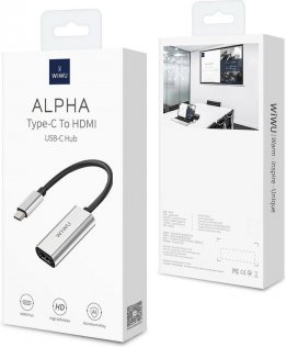 USB-хаб WIWU Alpha HDMI Grey