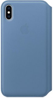 Чохол Apple for iPhone XS Max - Leather Folio Cornflower (MVFT2)