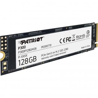 Твердотільний накопичувач Patriot P300 2280 PCIe 3.0 x4 NVMe 128GB (P300P128GM28)