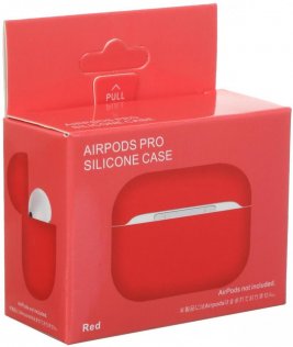 Чохол for Airpods Pro - Silicone Case Red