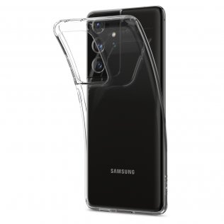 Чохол-накладка Spigen для Samsung Galaxy S21 Ultra - Liquid Crystal, Crystal Clear