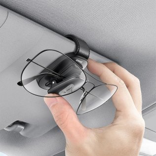 Автомобільний тримач для окуляр Baseus Platinum Vehicle eyewear clip clamping type Black (ACYJN-B01)