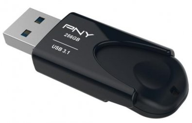 Флешка USB PNY Attache 4 256GB Black (FD256ATT431KK-EF)