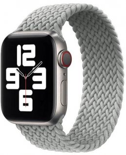  Ремінець HiC for Apple Watch 38/40mm - Braided Solo Loop Summit White - Size S (38/40mm Braided Summit White S)
