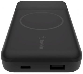  Батарея універсальна Belkin Magnetic Portable Wireless Charger 10000mAh Black (BPD001BTBK)