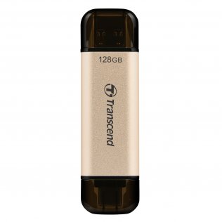 Флешка USB Transcend JetFlash 930C 128GB Gold/Black (TS128GJF930C)