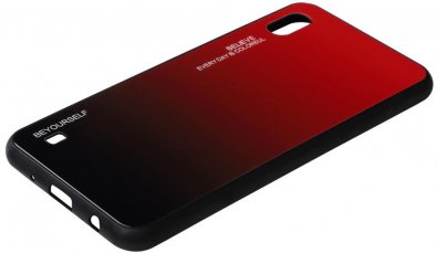 Чохол BeCover for Samsung M10 2019 M105 - Gradient Glass Red/Black (703872)