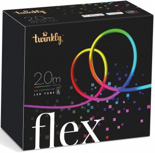 Гірлянда Twinkly Smart LED Flex RGB, гнучкий контур, IP20, довжина 2м, кабель білий