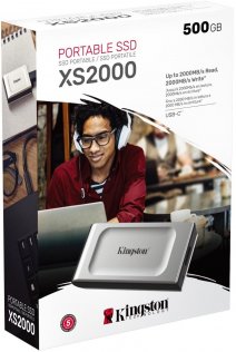 Зовнішній твердотільний накопичувач Kingston XS2000 500GB (SXS2000/500G)