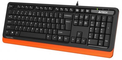 Клавіатура A4tech FKS10 USB Black/Orange (FKS10 (Orange))