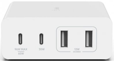 Зарядний пристрій Belkin Boost Charger Pro 108W GaN White (WCH010VFWH)