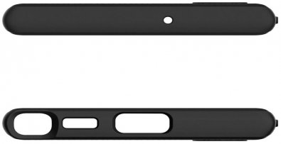 Чохол Spigen for Samsung Galaxy S22 Ultra - Liquid Air Matte Black (ACS03915)