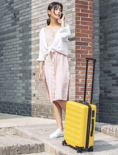 Дорожня сумка Xiaomi Ninetygo Business Travel Luggage 28inch Yellow (6970055346733)